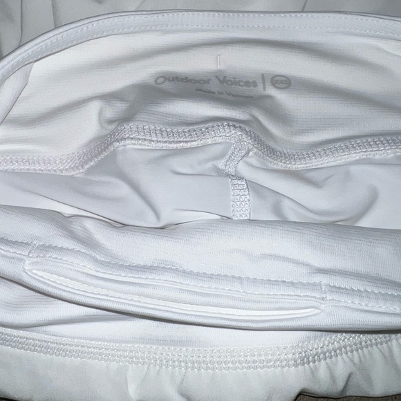 Outdoor Voices Hudson 4” White Skort - Picture 7 of 7